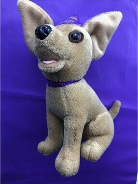 Y2K Yo Quiero Taco Bell Tested says Happy New Year, Amigos! 7" Plush Chihuahua